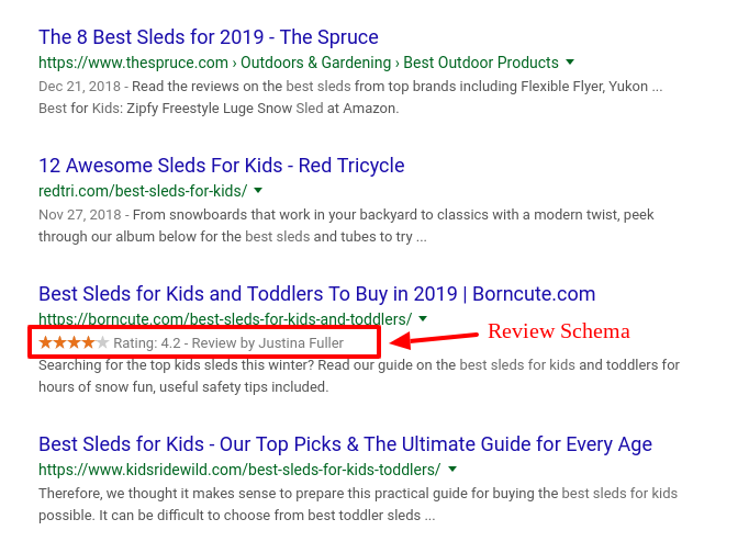 example of review schema markup