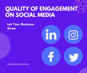 Quality of engagement on social media