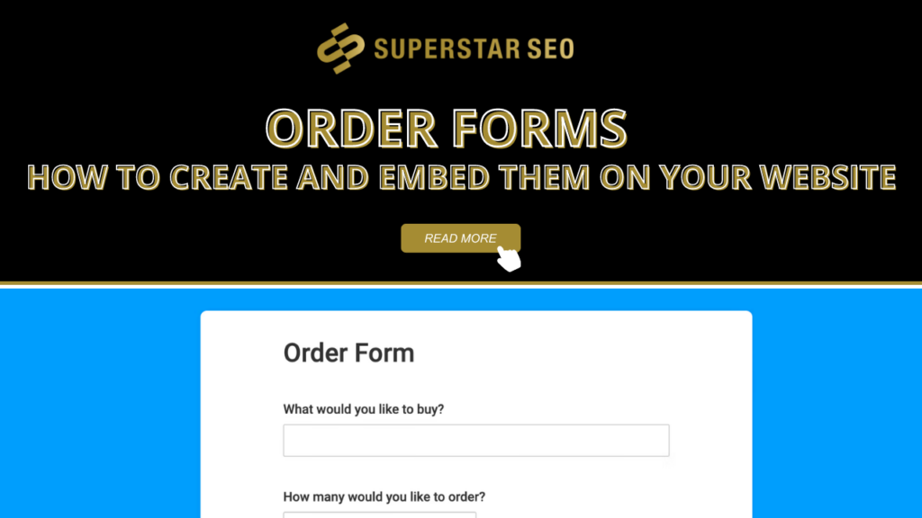Order Forms