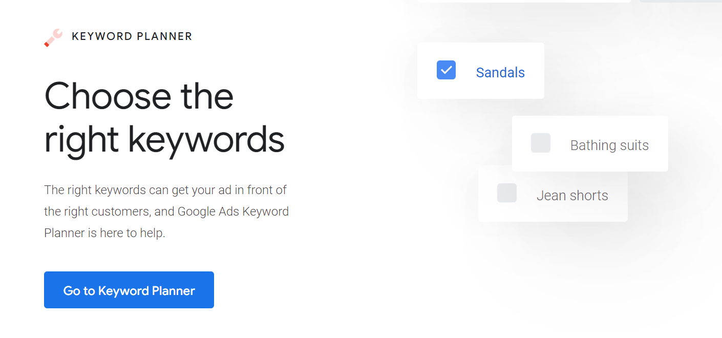 Google Keyword Planner
