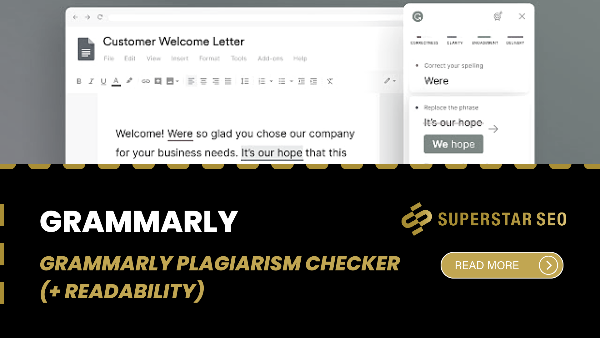 Grammarly plagiarism checker