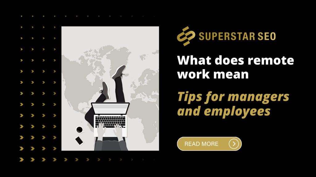 what does remote work mean
